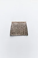 SEQUIN MINI SKIRT