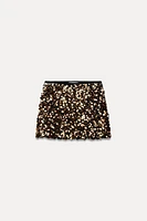 SEQUIN MINI SKIRT