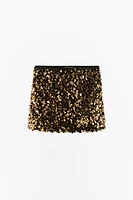 SEQUIN MINI SKIRT