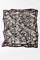 ANIMAL PRINT SILK MODAL SCARF