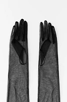 LONG TULLE GLOVES