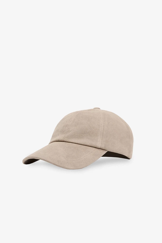 SUEDE LEATHER CAP