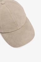 SUEDE LEATHER CAP