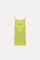 BASIC RIBBED KNIT TOP