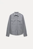 GINGHAM SHIRT ZW COLLECTION