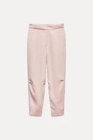 LINEN BLEND PAJAMA PANTS ZW COLLECTION