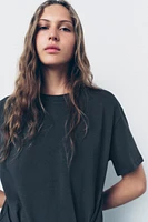 KNOTTED COTTON T-SHIRT