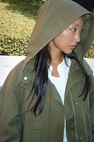 HOODED COTTON PARKA ZW COLLECTION