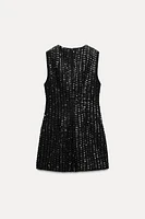 SEQUIN MINI DRESS ZW COLLECTION