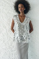 SEQUIN TOP ZW COLLECTION