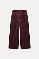 RELAXED FIT CORDUROY PANTS ZW COLLECTION