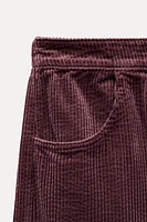 RELAXED FIT CORDUROY PANTS ZW COLLECTION