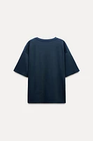 WASHED INTERLOCK T-SHIRT