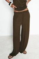 WIDE LEG RUSTIC PANTS