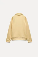 PLUSH POLO SWEATSHIRT