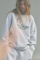 TEXT PRINT SWEATSHIRT