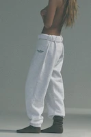 PLUSH TEXT JOGGER PANTS