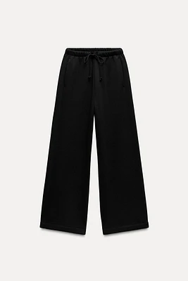 PLUSH STRAIGHT LEG PANTS