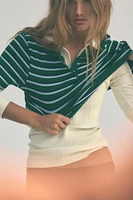 STRIPED POLO T-SHIRT