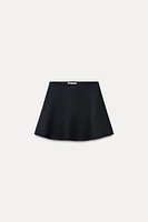 BASIC KNIT MINI SKIRT