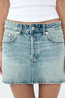 TRF DENIM MINI SKIRT