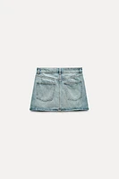 TRF DENIM MINI SKIRT