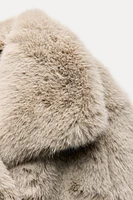 FAUX FUR SHORT COAT ZW COLLECTION