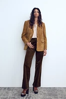 STRAIGHT LEG CORDUROY PANTS