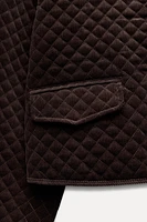 QUILTED CORDUROY JACKET