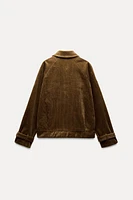 CORDUROY EPAULETTE JACKET