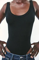 RIBBED BODYSUIT