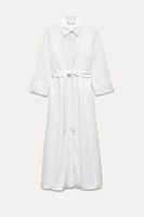 STRIPED SHIRT DRESS ZW COLLECTION