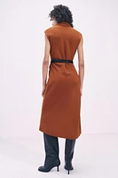 ZW COLLECTION BELTED MIDI DRESS