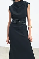 ZW COLLECTION BELTED MIDI DRESS