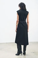 ZW COLLECTION BELTED MIDI DRESS