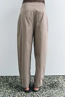 BUTTONED HEM PANTS ZW COLLECTION