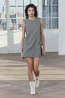 PLAID MINI DRESS ZW COLLECTION