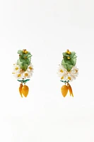 CHARM FLOWER EARRINGS