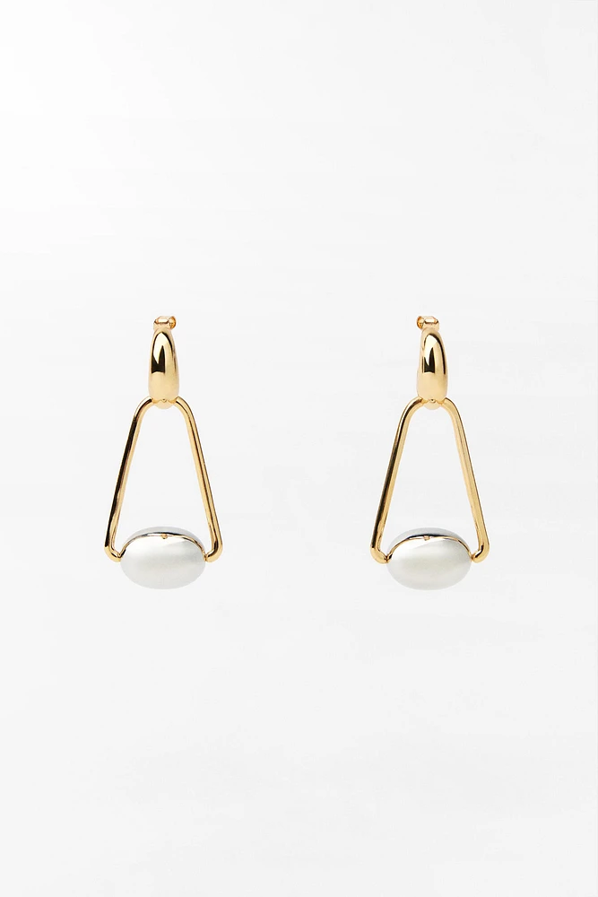 TUBULAR PIECE HOOP EARRINGS