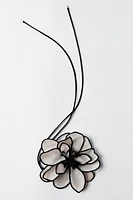 FLORAL CORD NECKLACE