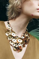 CASCADING FLORAL NECKLACE