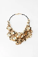 CASCADING FLORAL NECKLACE