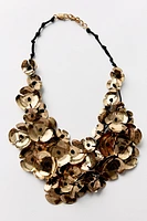 CASCADING FLORAL NECKLACE