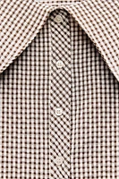 PLAID PETER PAN COLLAR SHIRT