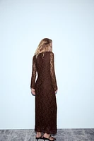 LONG LACE DRESS