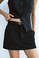 BELTED SKORT