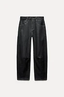 ZW COLLECTION MID-RISE BALLOON JEANS