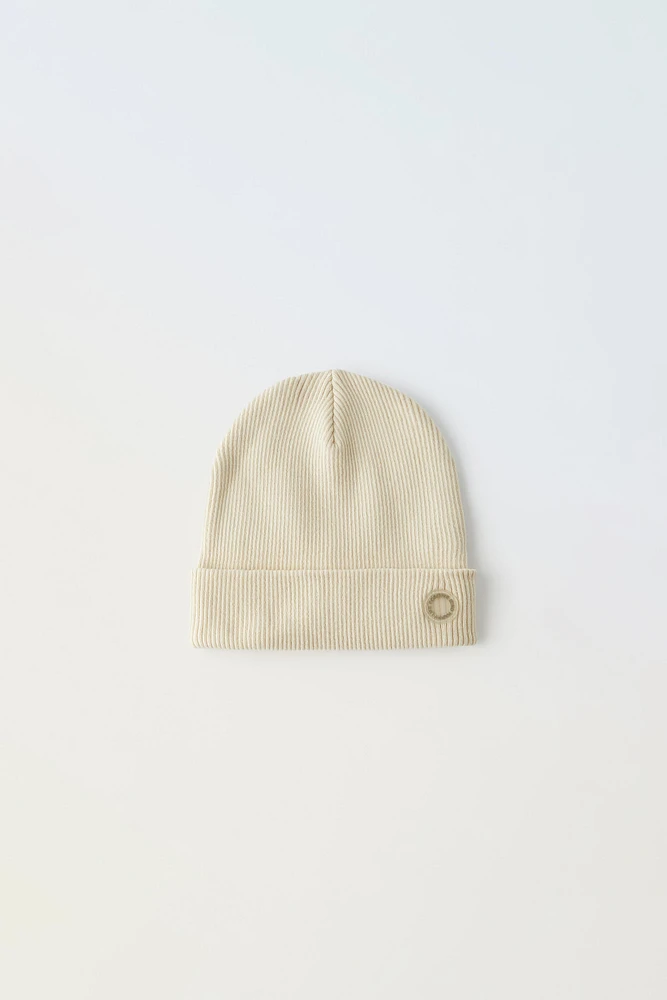 RIBBED COTTON HAT