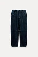 MID WAIST TRF BALLOON JEANS