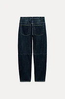 MID WAIST TRF BALLOON JEANS